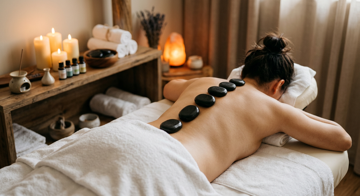 Hot Stone Massage at Mahika Spa Hinjewadi